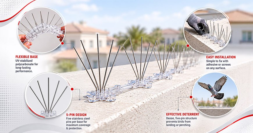 Bird Spike Installation